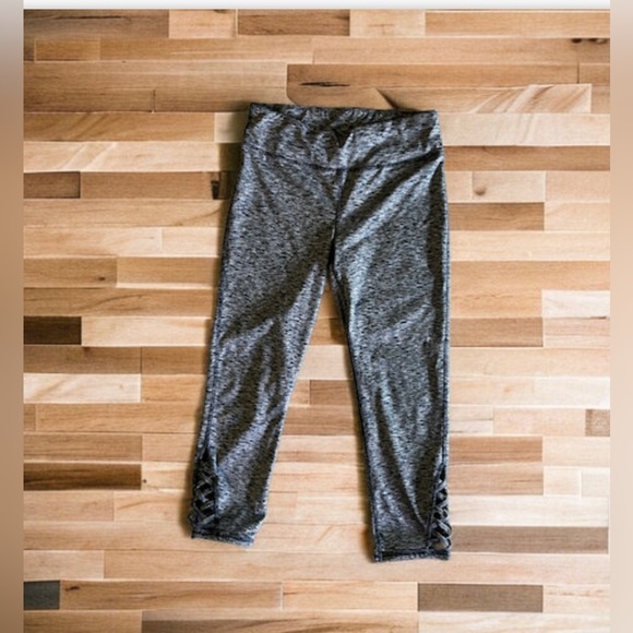 Everlast sport Capri pants gray polyester and spandex size M - Picture 4 of 12